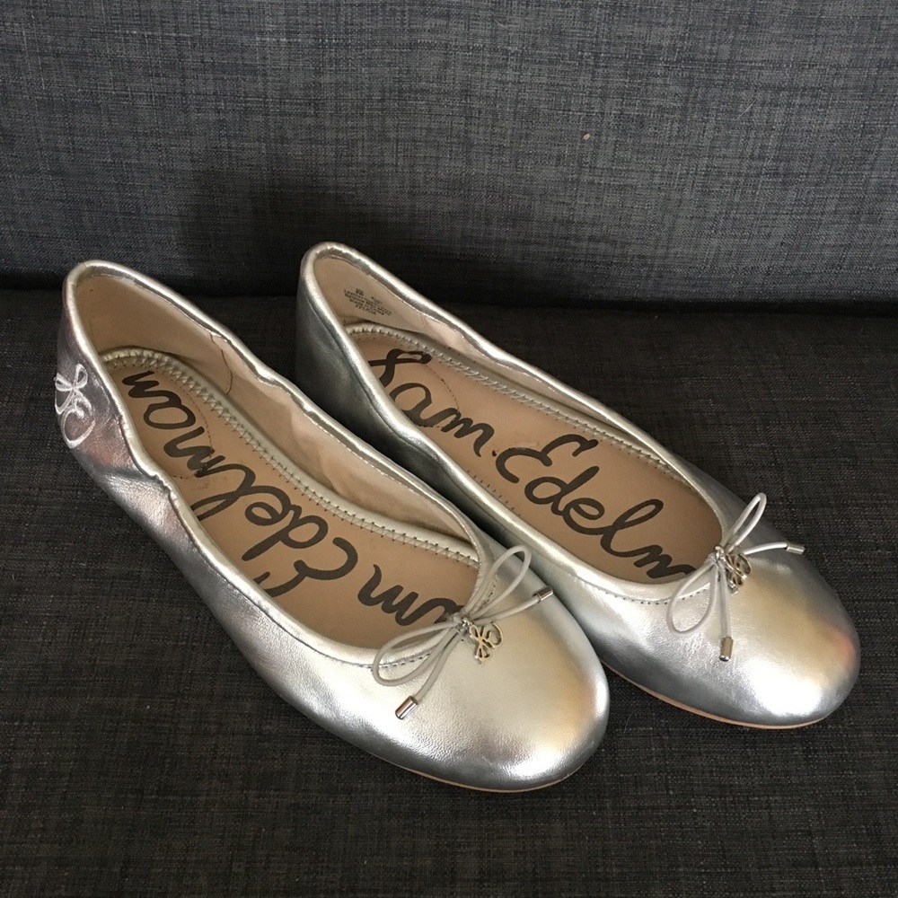 Sam Edelman Felicia, size 6W, silver